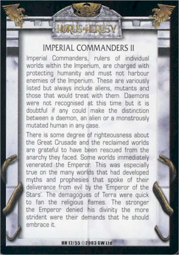 Imperial Commanders II